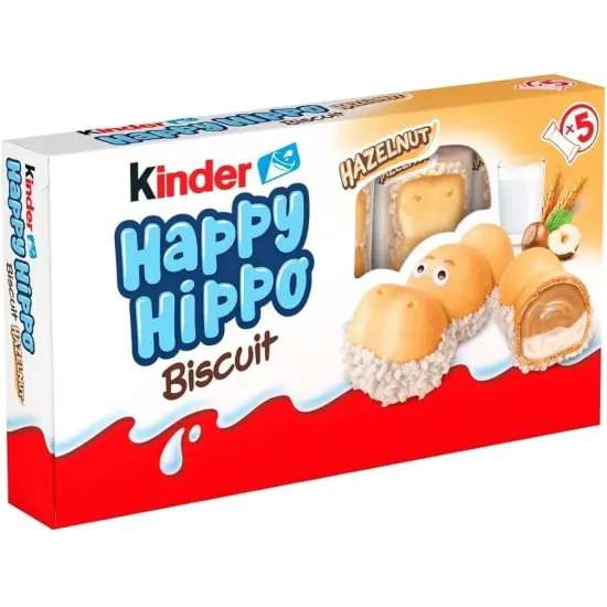 Kinder Happy Hippo 5 Pack Hazulnut 103g