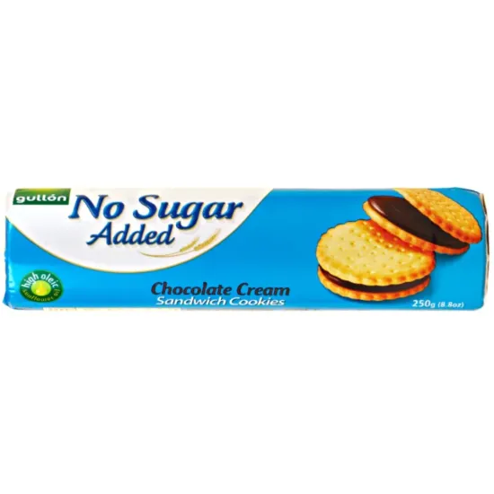 Gullon Chocolate Creams (No Added Sugar) 250g