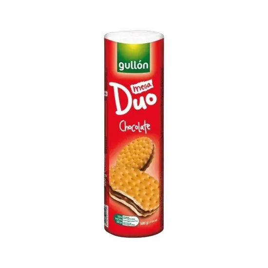 Gullon Mega Duo Chocolate Sandwich Biscuits 500g