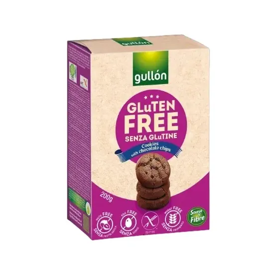 Gullon Double Chocolate Chip Cookies GF 200g