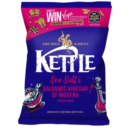 Kettle Sea Salt & Balsamic Vinegar of Modena 130g