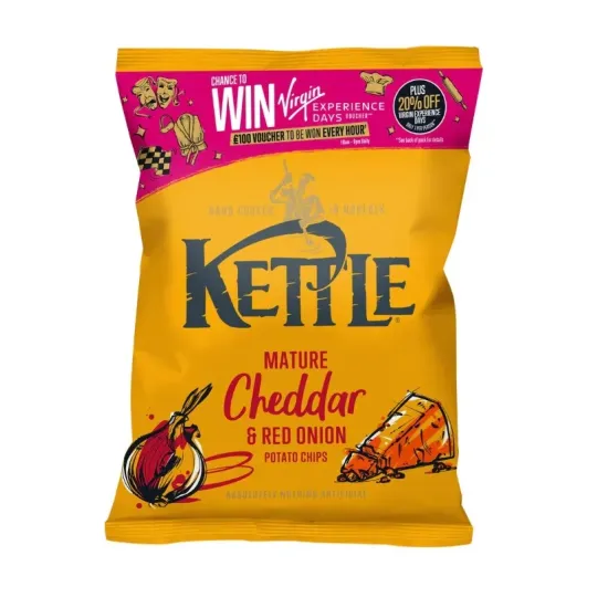 Kettle Mature Cheddar & Red Onion 40g