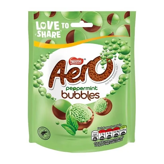 Aero Bubbles Pepprmint Pouch 92g