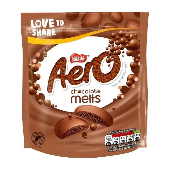 Aero Melts Milk Pouch 92g