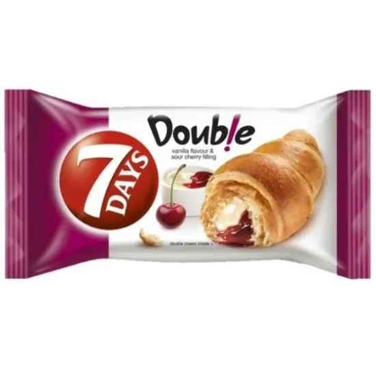 7Days Vanilla & Sour Cherry Croissant 80g