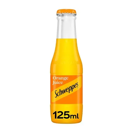 Schweppes Orange Juice Glass 125ml