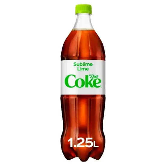 Diet Coke Sublime Lime Bottle 1.25L