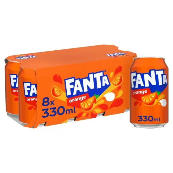 Fanta Orange 8Pk 330ml