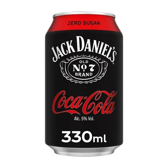 Jack Daniels and Coca-Cola Zero 330ml