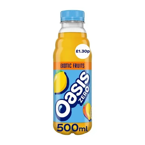 Oasis Zero Exotic Fruits PMP 500ml