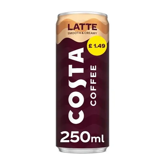 Costa Coffee Latte PMP 250ml