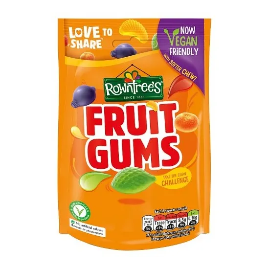 Rowntrees Fruit Gums Pouch 150g