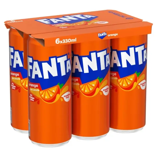 Fanta Orange 6Pk 330ml