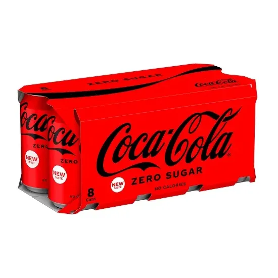 Coca-Cola Zero 8Pk Sugar 330ml