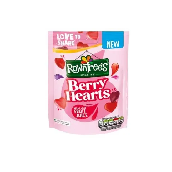 Rowntrees Berry Hearts 115g