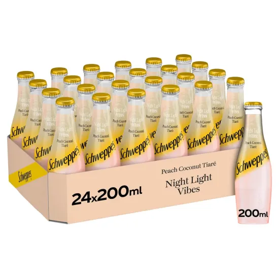 Schweppes Peach Coconut Glass 200ml
