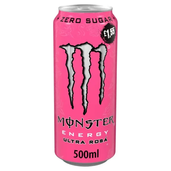 Monster Ultra Rosa Zero PMP 500ml