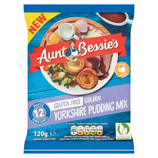Aunt Bessie's Gluten Free Yorkshire Puds 120g