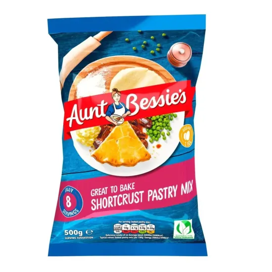 Aunt Bessie'S Shortcrust Pastry 500g