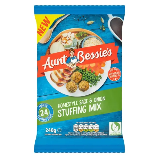 Aunt Bessies Stuffing Mix 240g