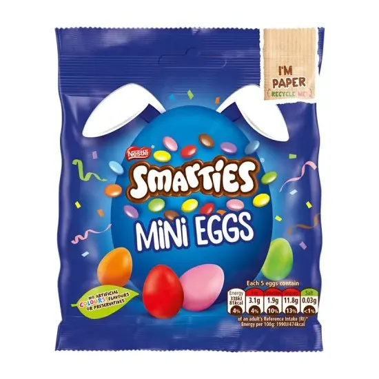 Smarties Mini Eggs Pouch 80g