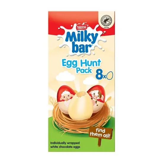 Milkybar Egg Hunt 8 pieces 120g