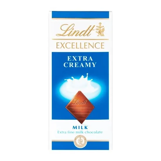 Lindt Excellence Extra Creamy 100g