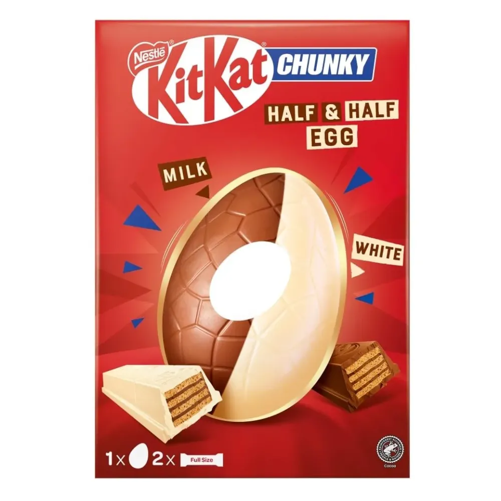Kit Kat Chunky White & Milk giant Egg 230g Kit Kat Chunky White & Milk giant Egg 230g