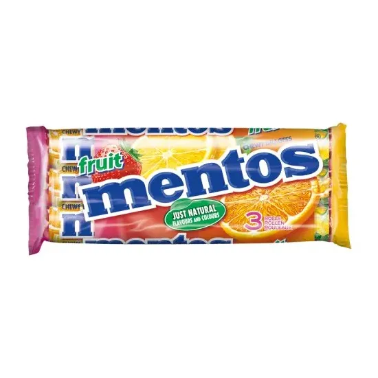 Mentos Fruit 3pk