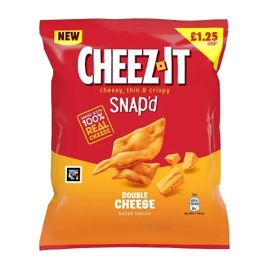 Cheez It Snapd Crackers Double Cheese PMP 65g