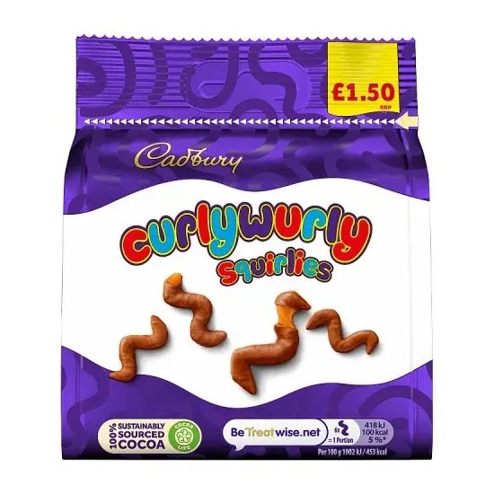 Cadbury Curly Wurly Squirles Pm £1.50