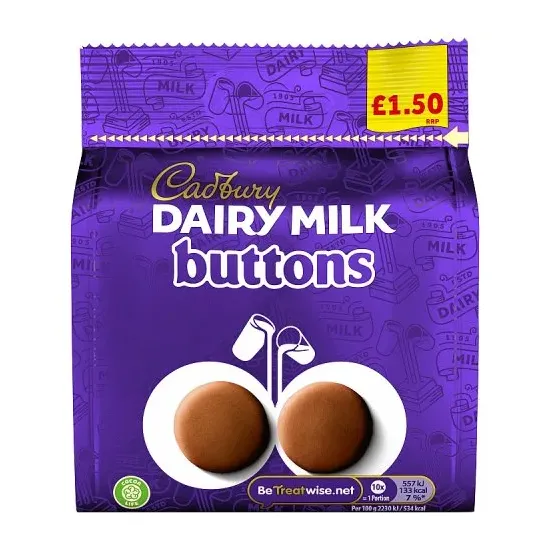 Cadbury Giant Buttons Pm £1.50 85g