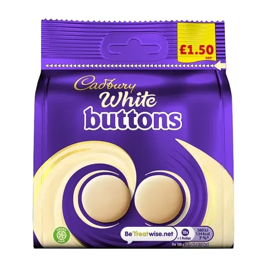 Cadbury White Buttons Pm £1.50 85g
