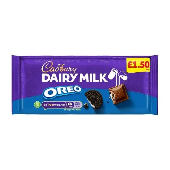 Cadbury Oreo Dairy Milk Pm £1.50 120g