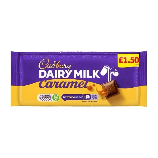 Cadbury Dairy Milk Caramel Pm £1.50 16x120g
