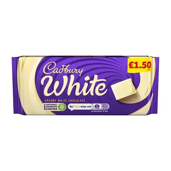 Cadbury White Pm £1.50 24x 90g