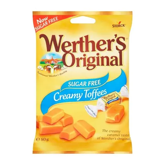 Werthers Sugar Free Creamy Toffees 80g