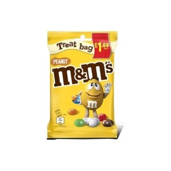M&Ms Peanut Treat Bag PMP 82g
