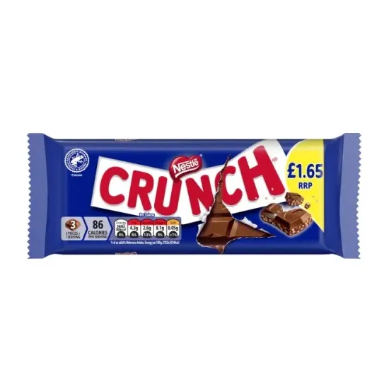 Nestle Crunch Bar Milk Choc PMP 100g