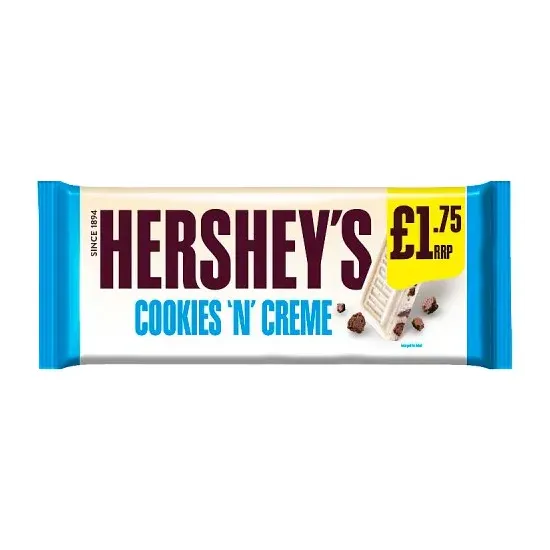 Hersheys Cookies n Crème Bar PMP 90g