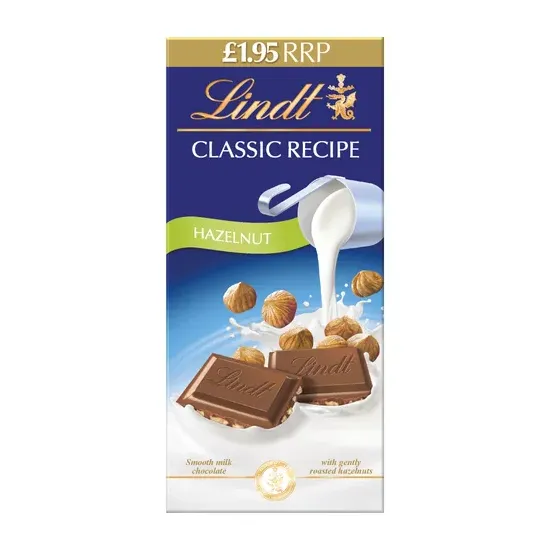 Lindt Classic Recipe Hazelnut PMP 100g