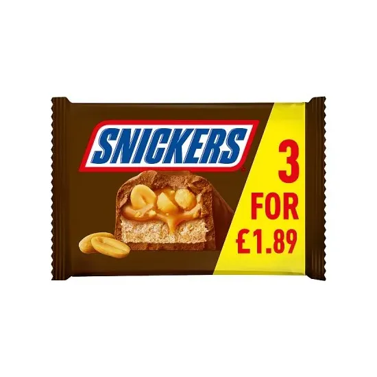 Snickers Snacksize  PMP 3 Pack