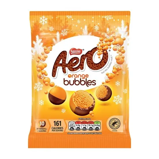 Aero Bubbles Orange Pouch Bag 70g
