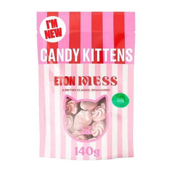 Candy Kittens Eton Mess 140g 12 Unit Clip Strip