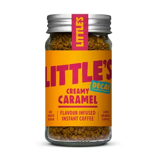 Little's Decaf Flavoured Instant Coffee Creamy Caramel 50g