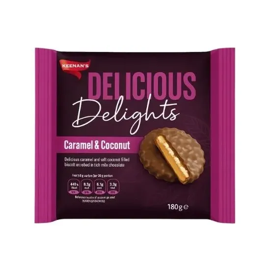 Keenan's Delicious Delights Caramel & Coconut 128g