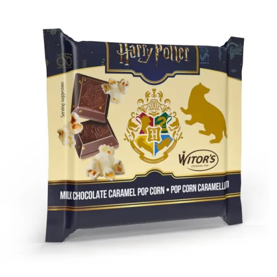Witor's Harry Potter Milk Chocolate Bar with Caramel Popcorn 40g