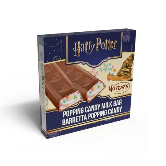 Witor's Harry Potter Milk Chocolate Mini Bars with Popping Candy Cream filling 50g