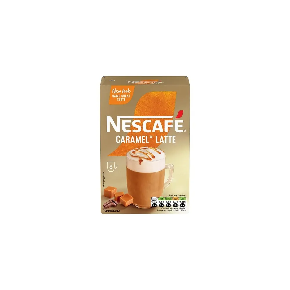Nescafe Gold Latte Caramel 8 Sachets 136g Nescafe Gold Latte Caramel 8 Sachets 136g