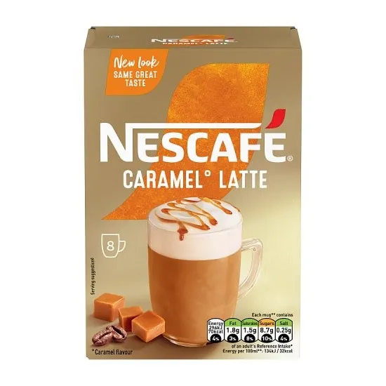 Nescafe Gold Latte Caramel 8 Sachets 136g Nescafe Gold Latte Caramel 8 Sachets 136g